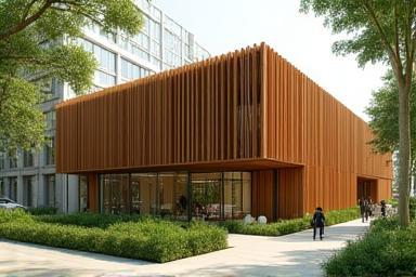 Extension de bureaux écoresponsable