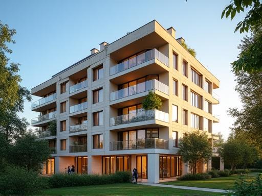 Vue de la résidence Les Mûriers à Lyon
